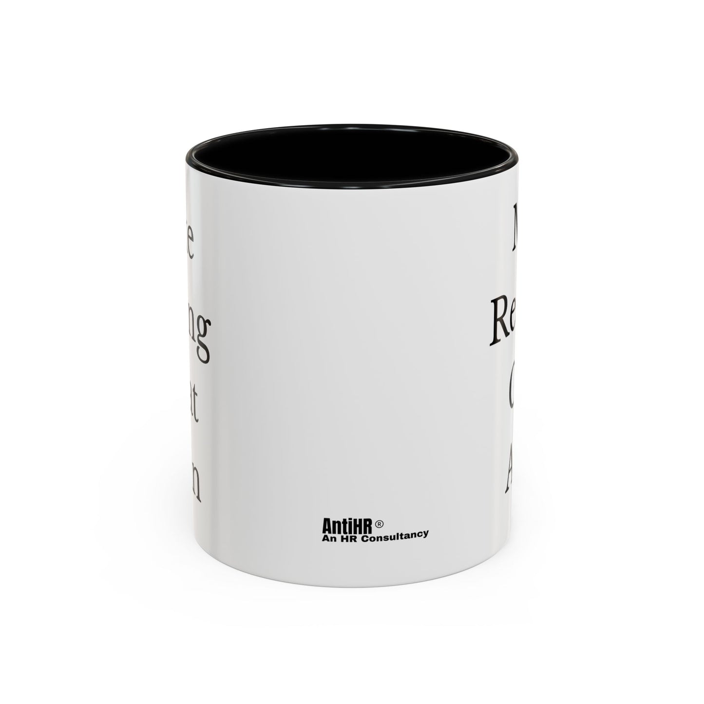 Make Reading Great Again Accent Mug – Black & White (11 oz & 15 oz)