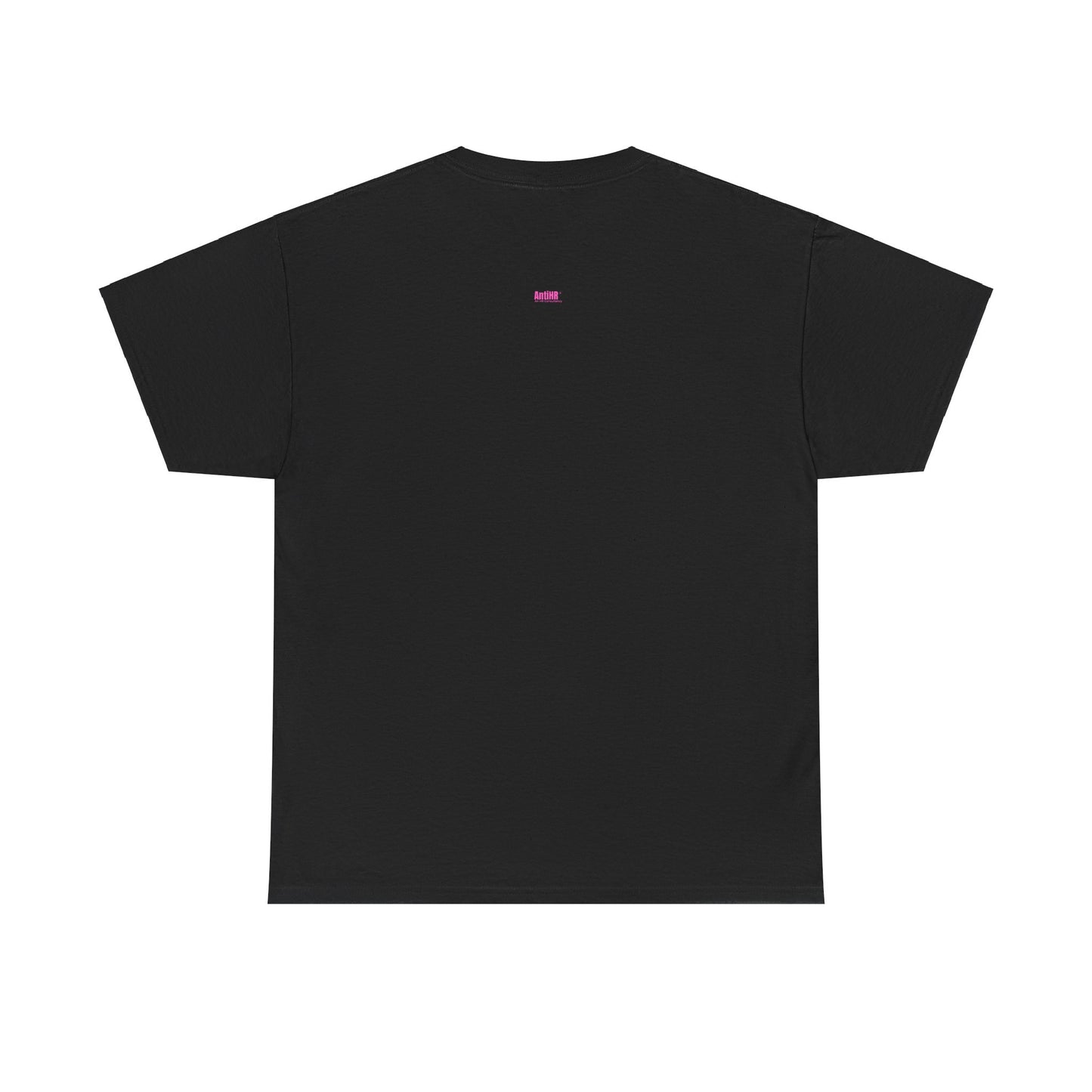 UnEmployable Script Unisex Unisex Heavy Cotton Tee - Black/Pink