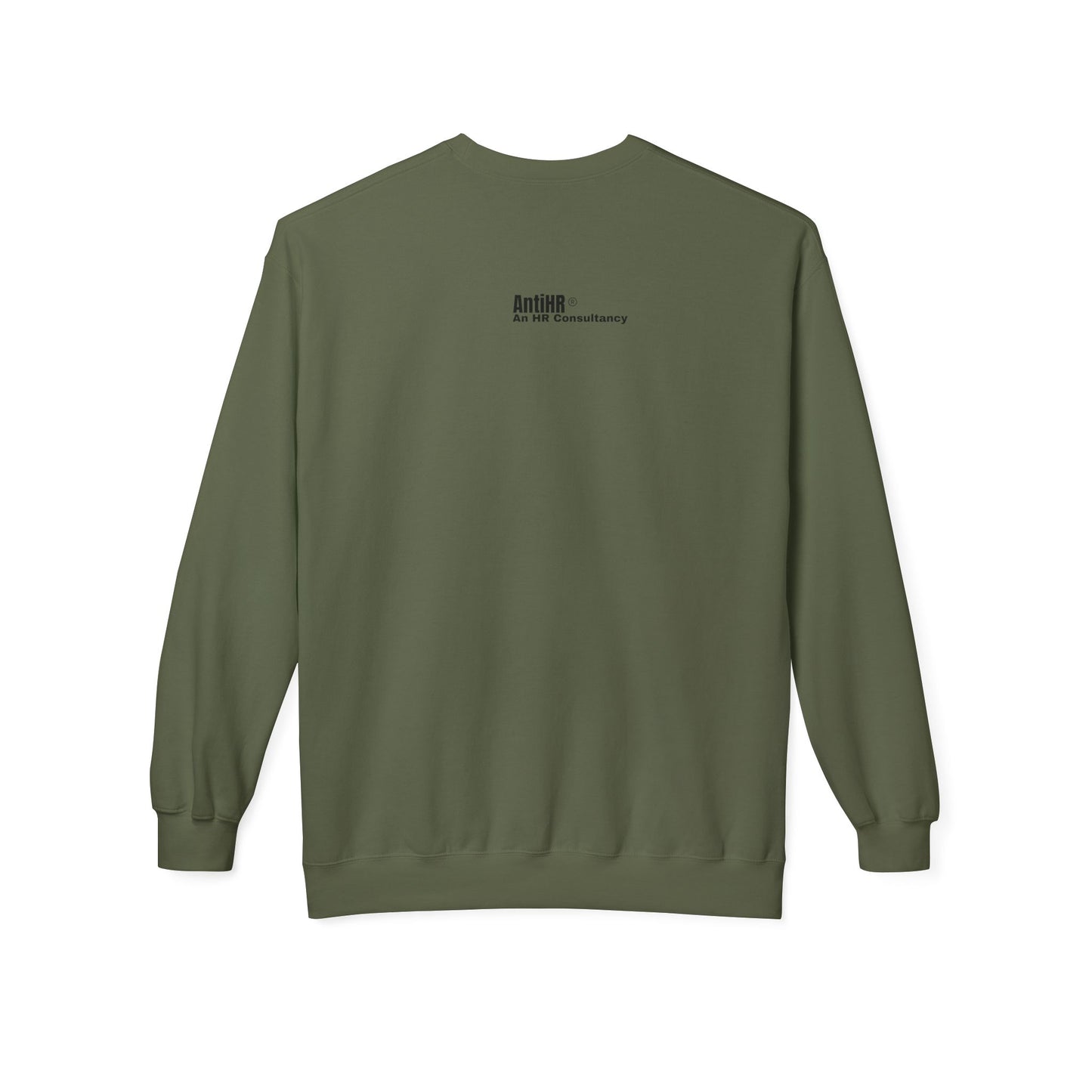 Minding My Black Business 24/7/365 Sweatshirt - Unisex Midweight Softstyle Fleece Crewneck Sweatshirt - White, Grey, Military Green w/Black Letters