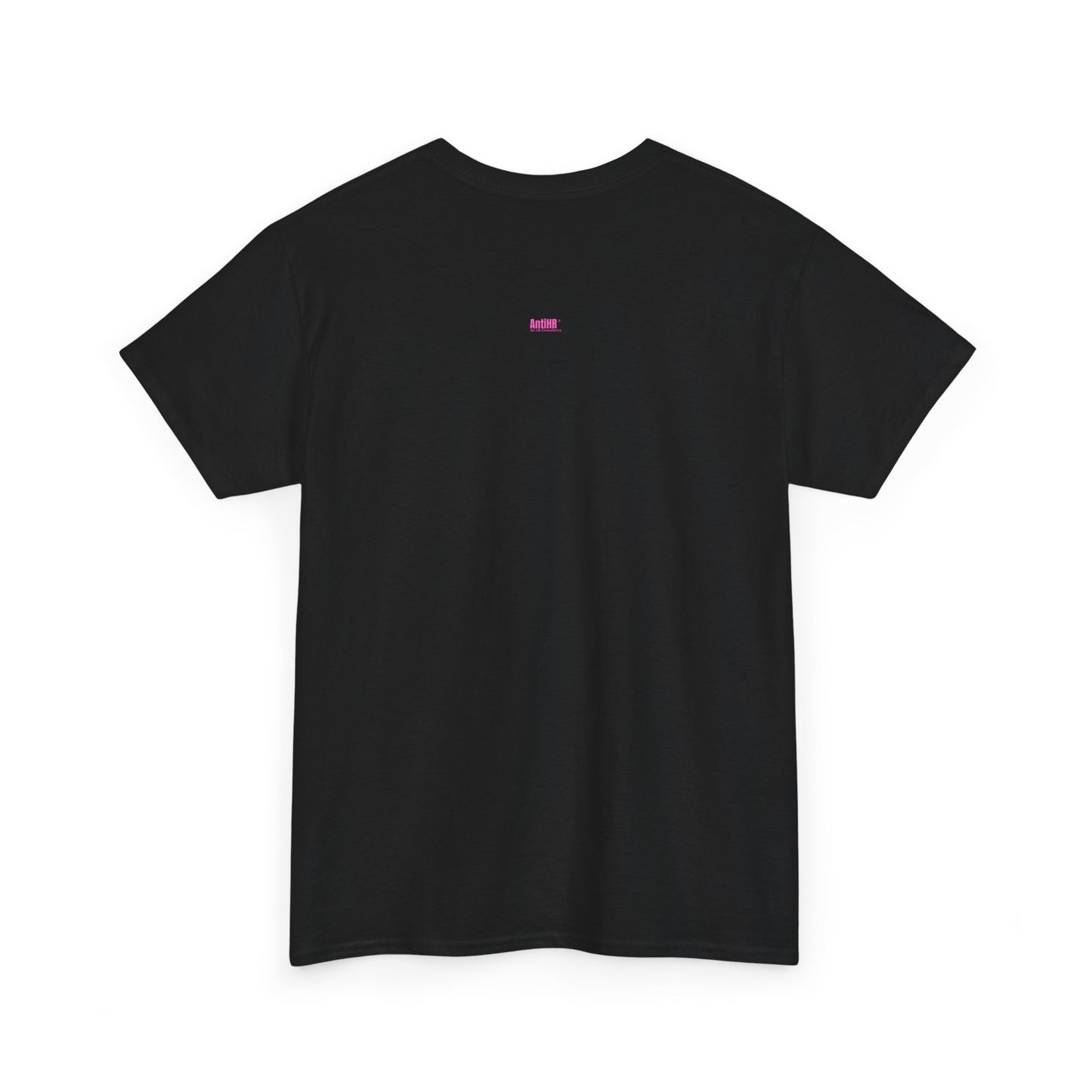 UnEmployable Script Unisex Unisex Heavy Cotton Tee - Black/Pink