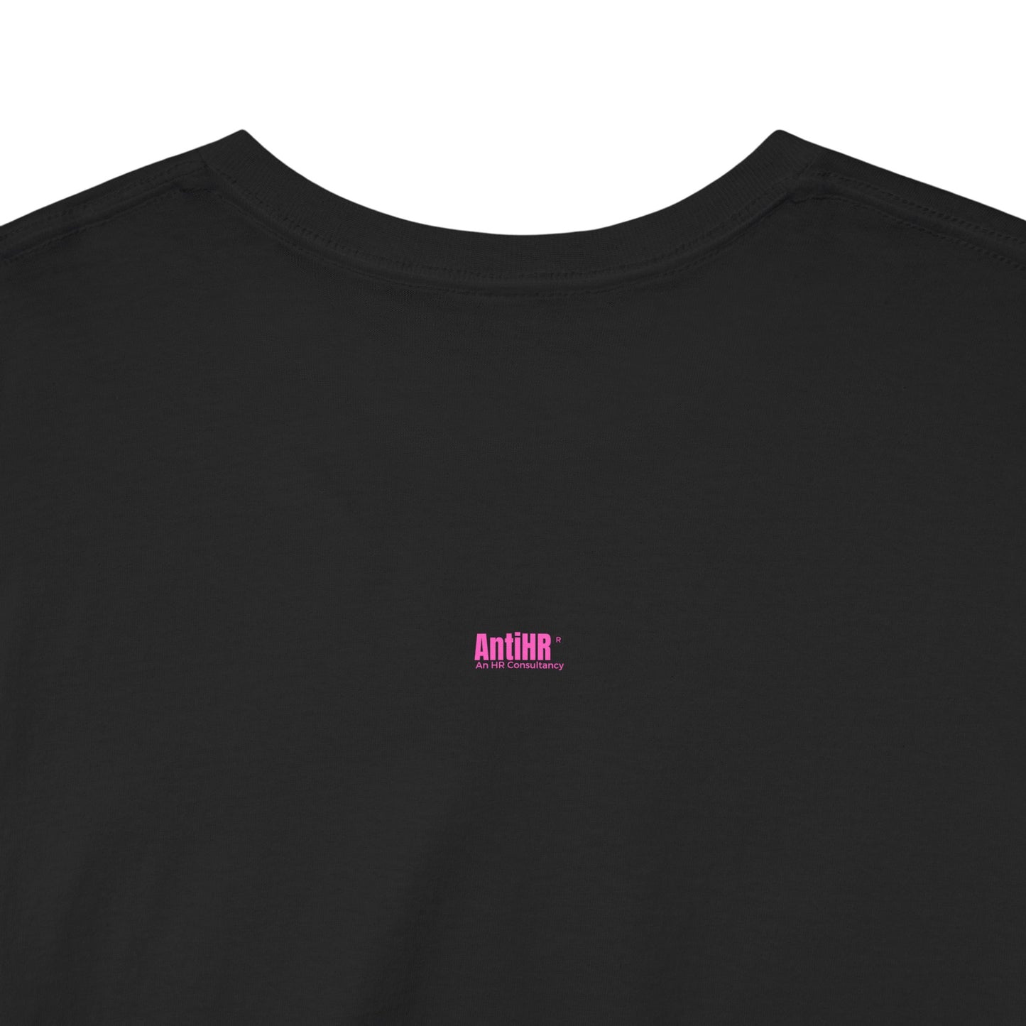 UnEmployable Script Unisex Unisex Heavy Cotton Tee - Black/Pink