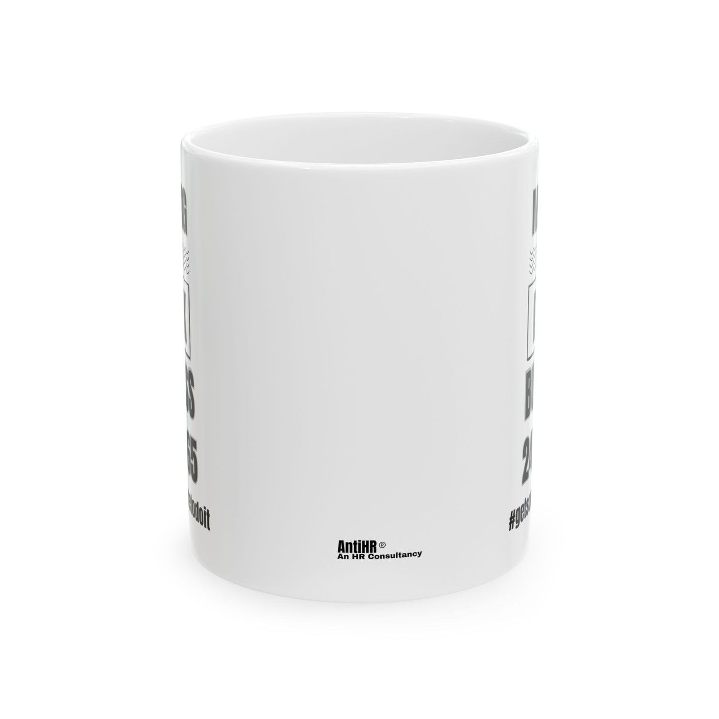 Minding My Black Business 24-7-365 - White Ceramic Mug (11oz)