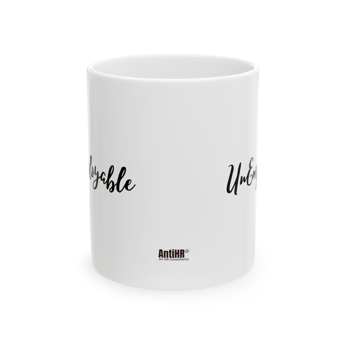 UnEmployable Coffee Mug, White/Black (11oz, 15oz)